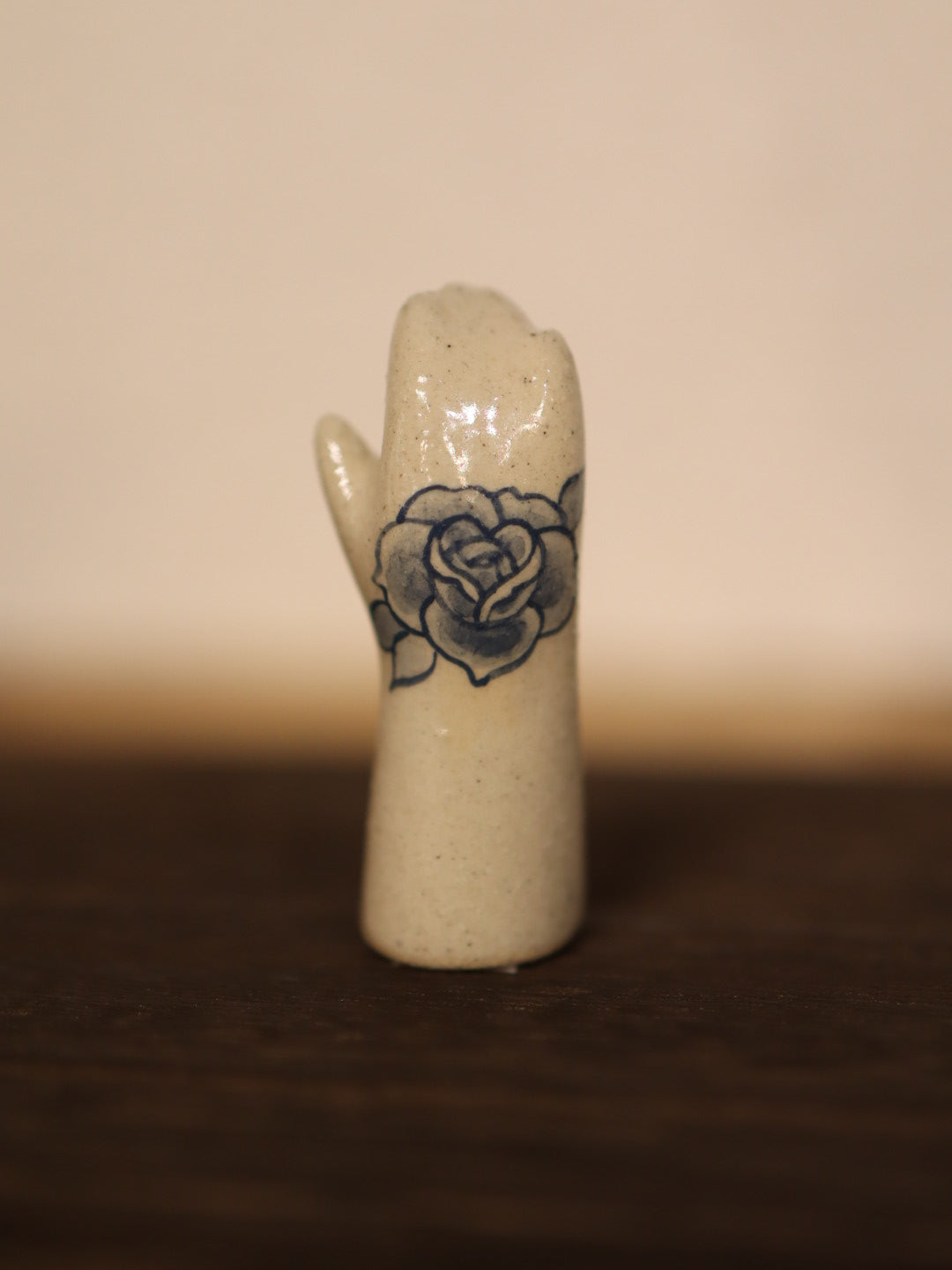 Ceramic Art Hand1 Painting / リングスタンド A