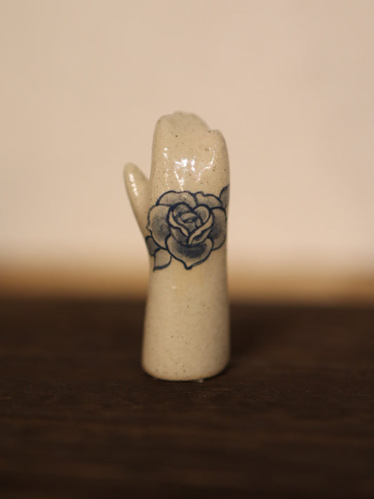 Ceramic Art Hand1 Painting / リングスタンド A