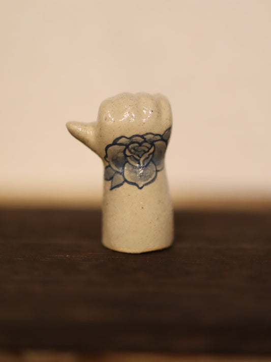 Ceramic Art Hand2 Painting / リングスタンド A