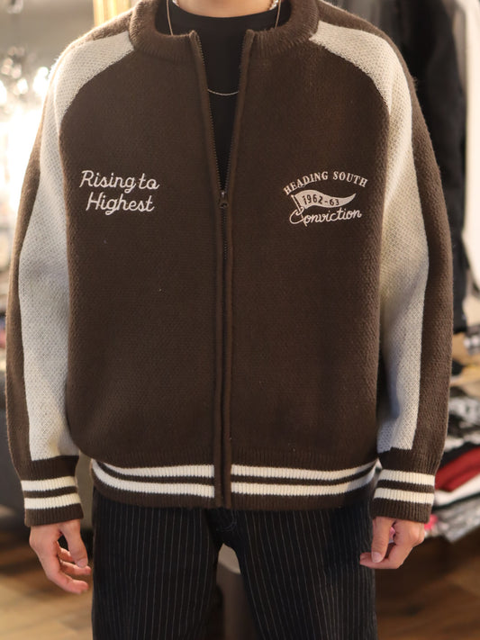 POWER TO THE PEOPLE Tiger ニットスカジャン