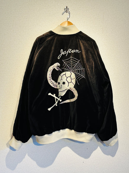 ADAM PATEK aged velour souvenir jacket