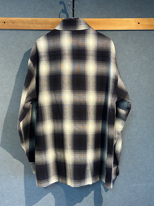 キャルトップ【CalTop】OMBRE LS SHIRTS チェックシャツ