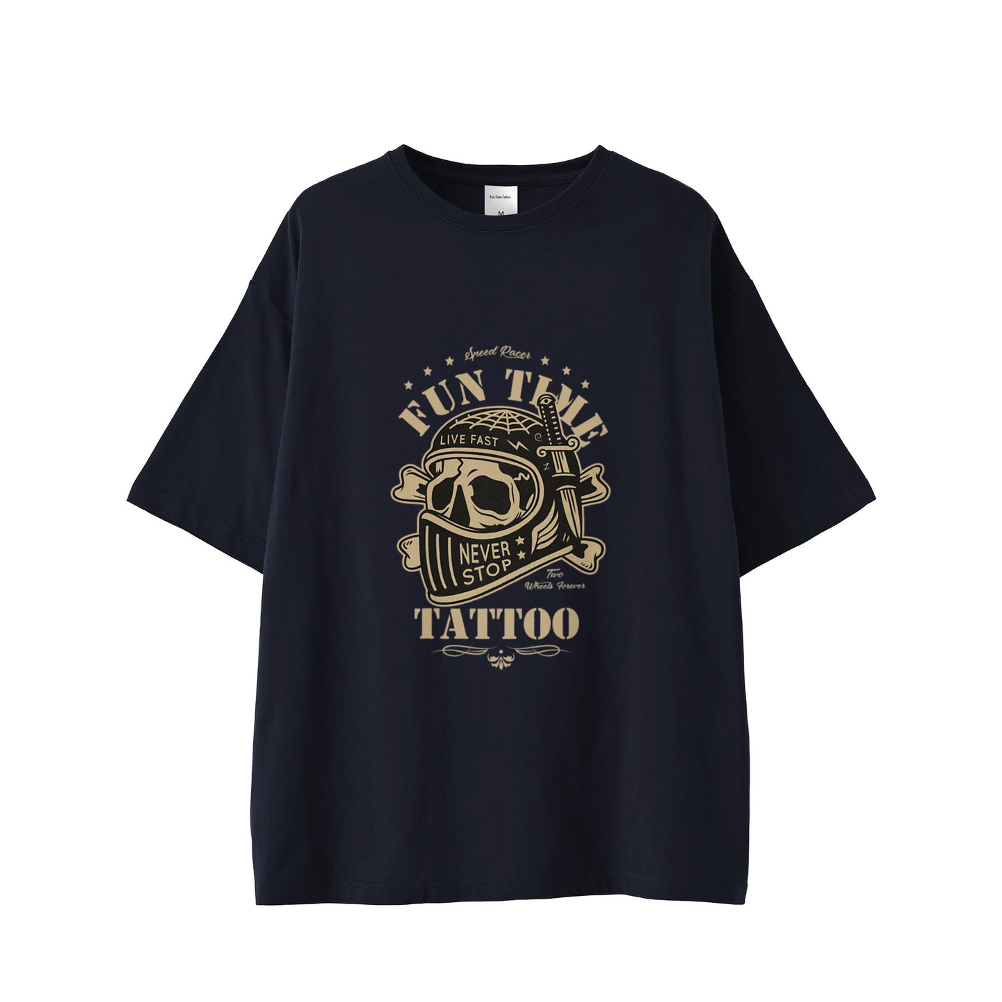 F.T.T　ビッグシルエットTシャツ navy image