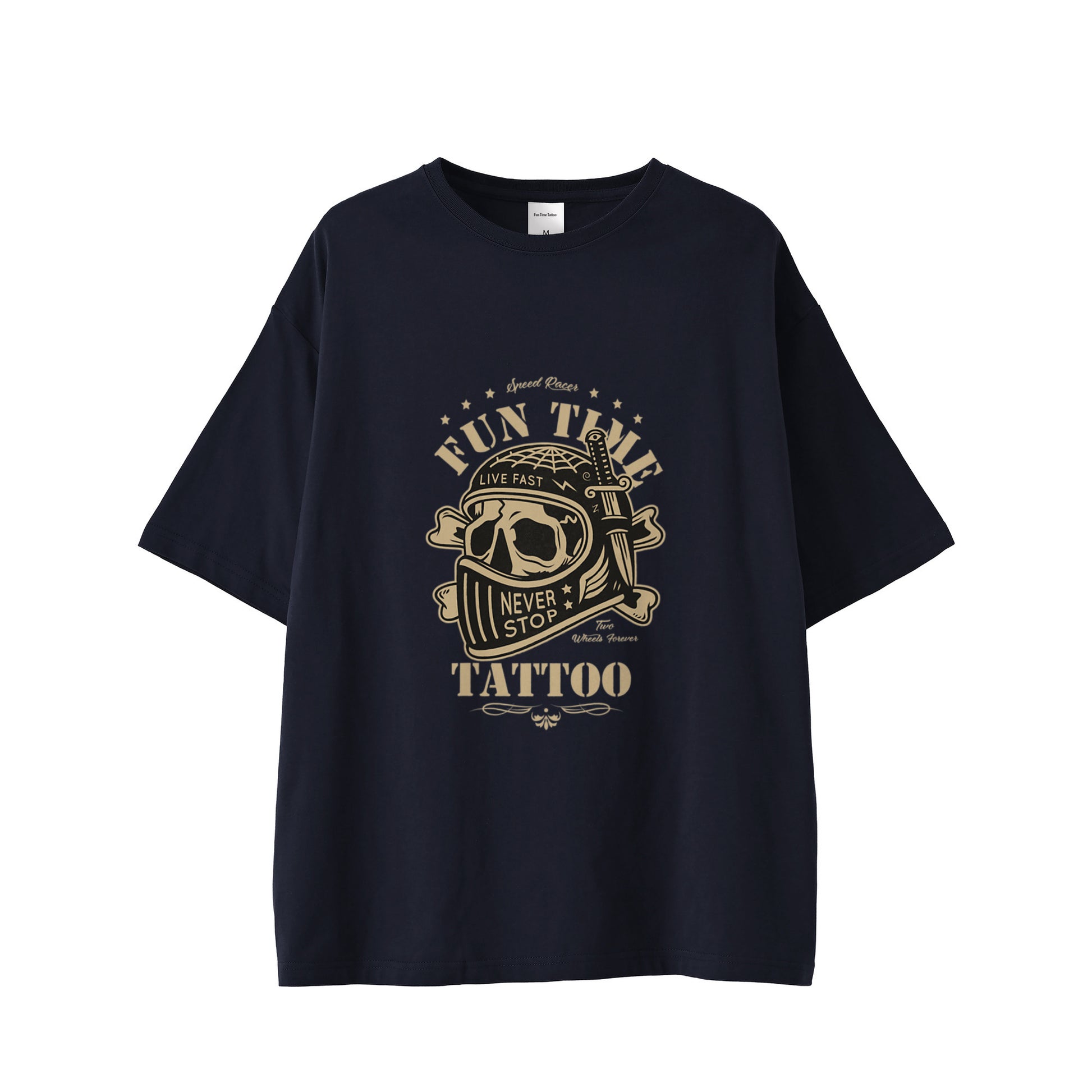 F.T.T　ビッグシルエットTシャツ navy image
