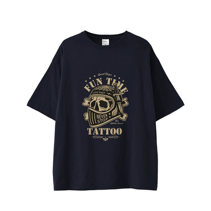 F.T.T　ビッグシルエットTシャツ navy image