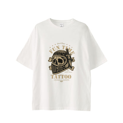 F.T.T　ビッグシルエットTシャツ white image
