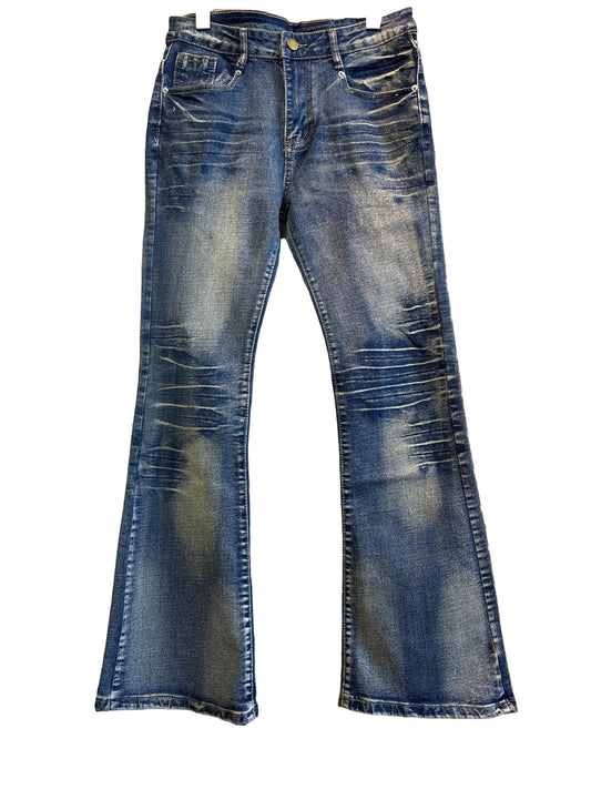 NO BRAND フレアジーンズ