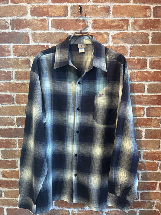 キャルトップ【CalTop】OMBRE LS SHIRTS チェックシャツ