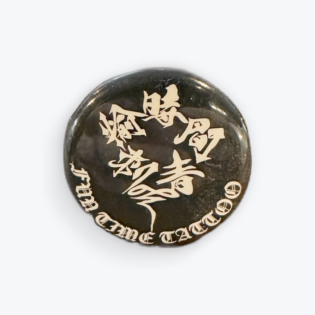 FUN TIME TATTOO ORIGINAL 缶バッジ2個セット　安全ピン25mm
