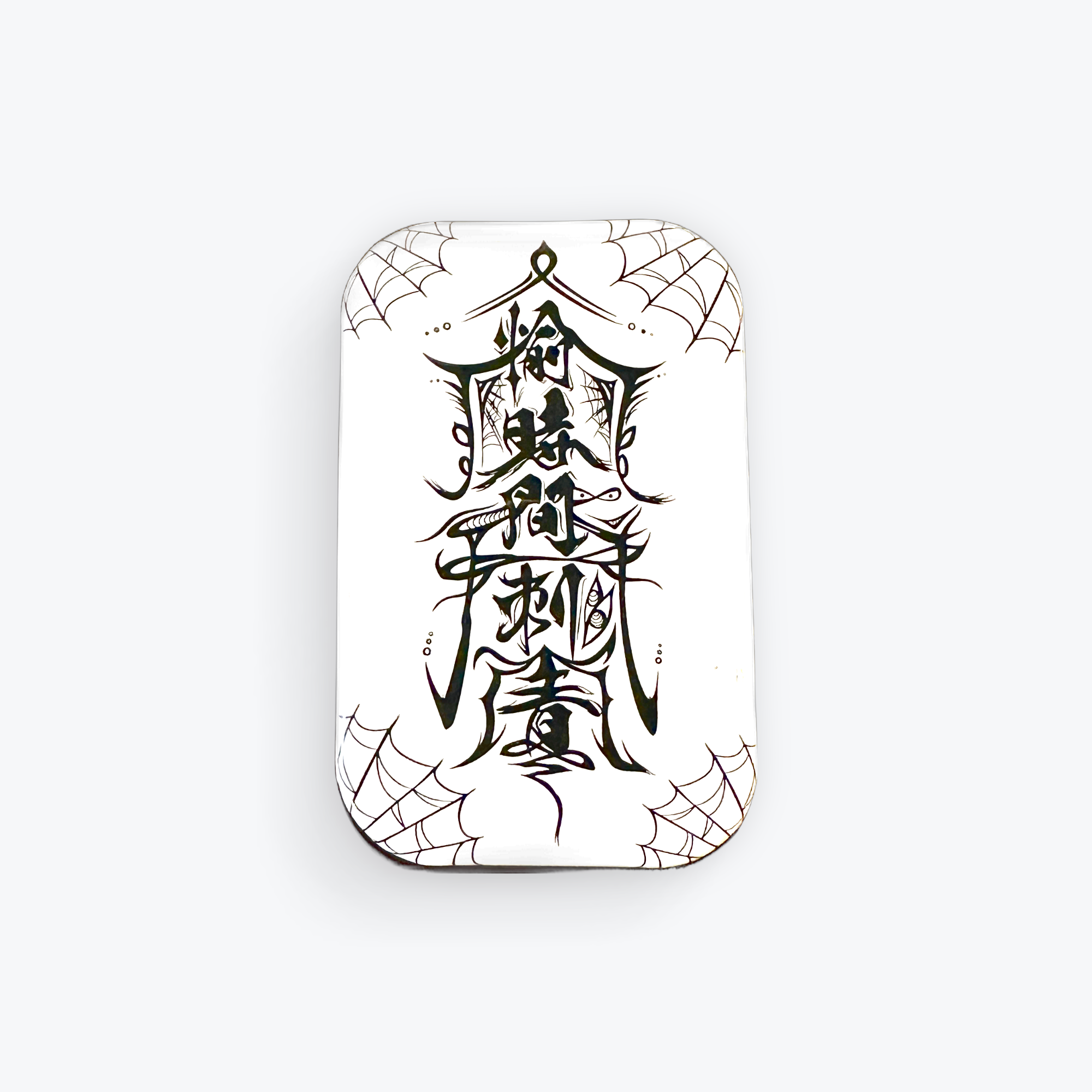 FUN TIME TATTOO ORIGINAL 缶バッジ フックピン角丸長方形44×70mm