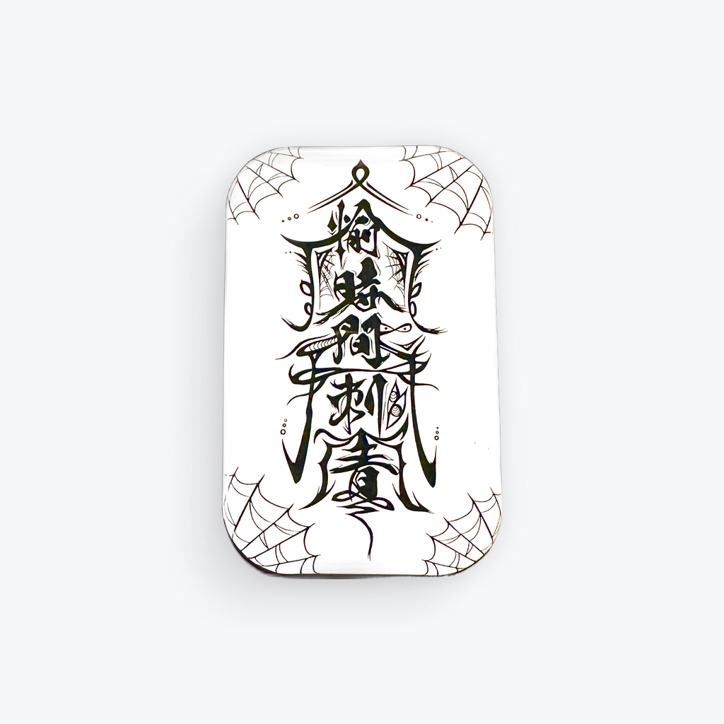 FUN TIME TATTOO ORIGINAL 缶バッジ フックピン角丸長方形44×70mm