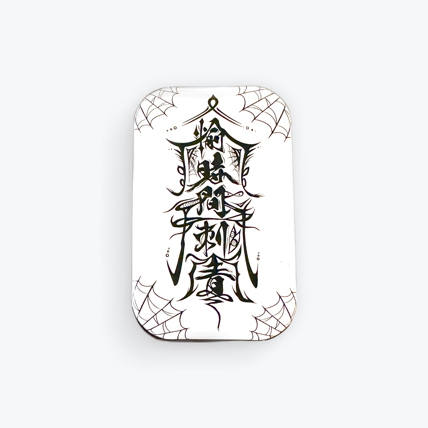 FUN TIME TATTOO ORIGINAL 缶バッジ フックピン角丸長方形44×70mm