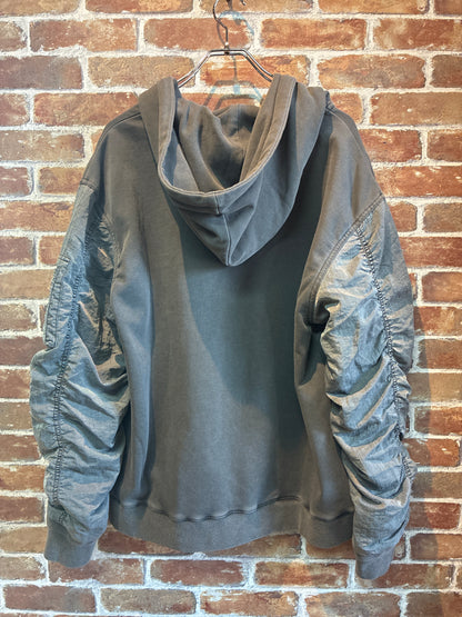 MMMM ヴィンテージ加工/ZIPパーカー