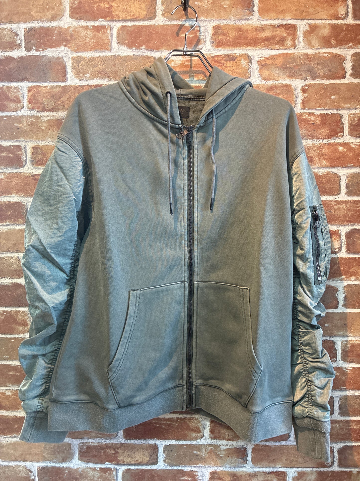 MMMM ヴィンテージ加工/ZIPパーカー