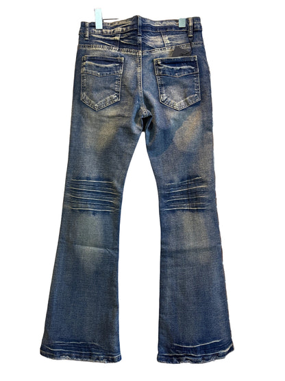 NO BRAND フレアジーンズ