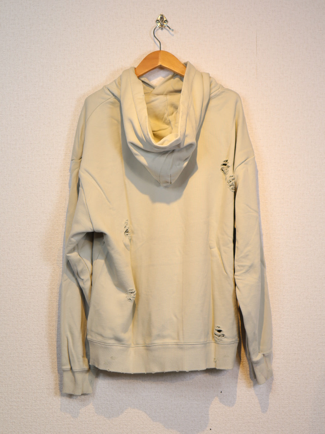 Many men many minds ヴィンテージダメージルーズパーカー