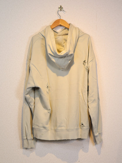 Many men many minds ヴィンテージダメージルーズパーカー