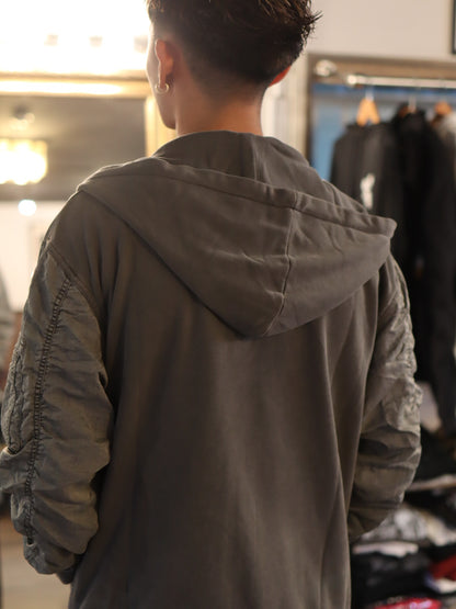 MMMM ヴィンテージ加工/ZIPパーカー