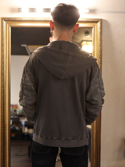 MMMM ヴィンテージ加工/ZIPパーカー