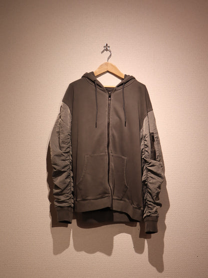 MMMM ヴィンテージ加工/ZIPパーカー