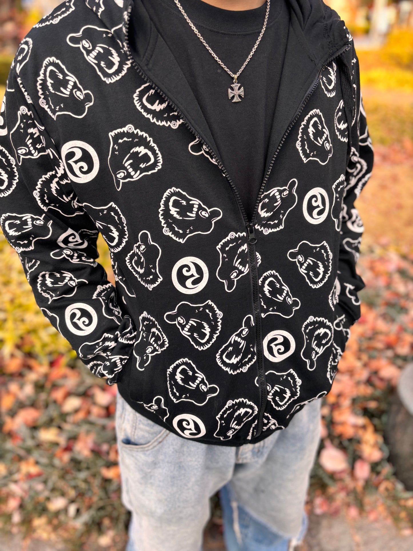 (USED)ROLLING CRADLE ジップパーカ L