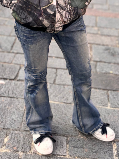 NO BRAND フレアジーンズ