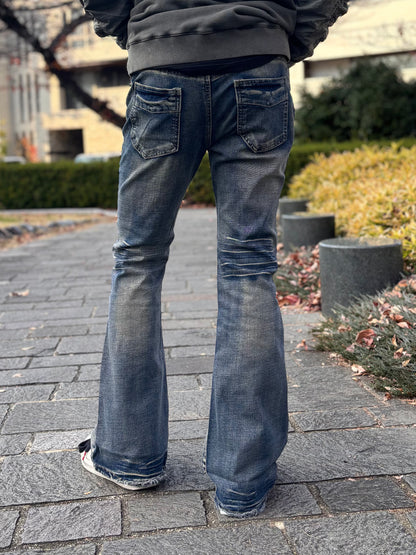 NO BRAND フレアジーンズ