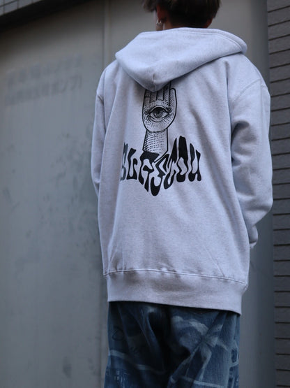BLASTOU EYE HAND ZIP HOODIE