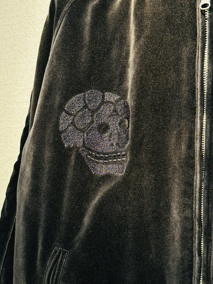 ADAM PATEK  aged velour souvenir jacket