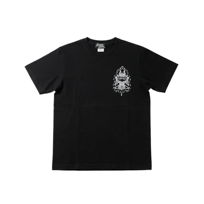 (USED) Kustomstyle So.Cal フロントフクロウデザインTシャツ　ブラックM